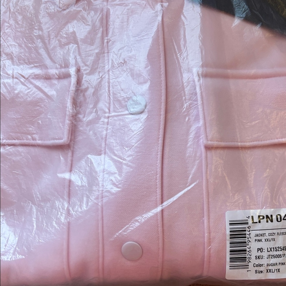 Fabletics Light Pink Casual Button Down Shirt NWT - image 3